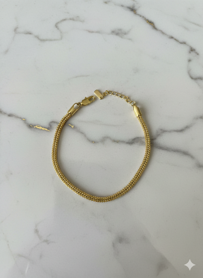 İkili Örgü Xuping Bileklik