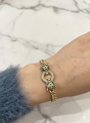 Panter Başlı Gurmet Xuping Model Bileklik