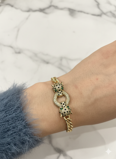 Panter Başlı Gurmet Xuping Model Bileklik