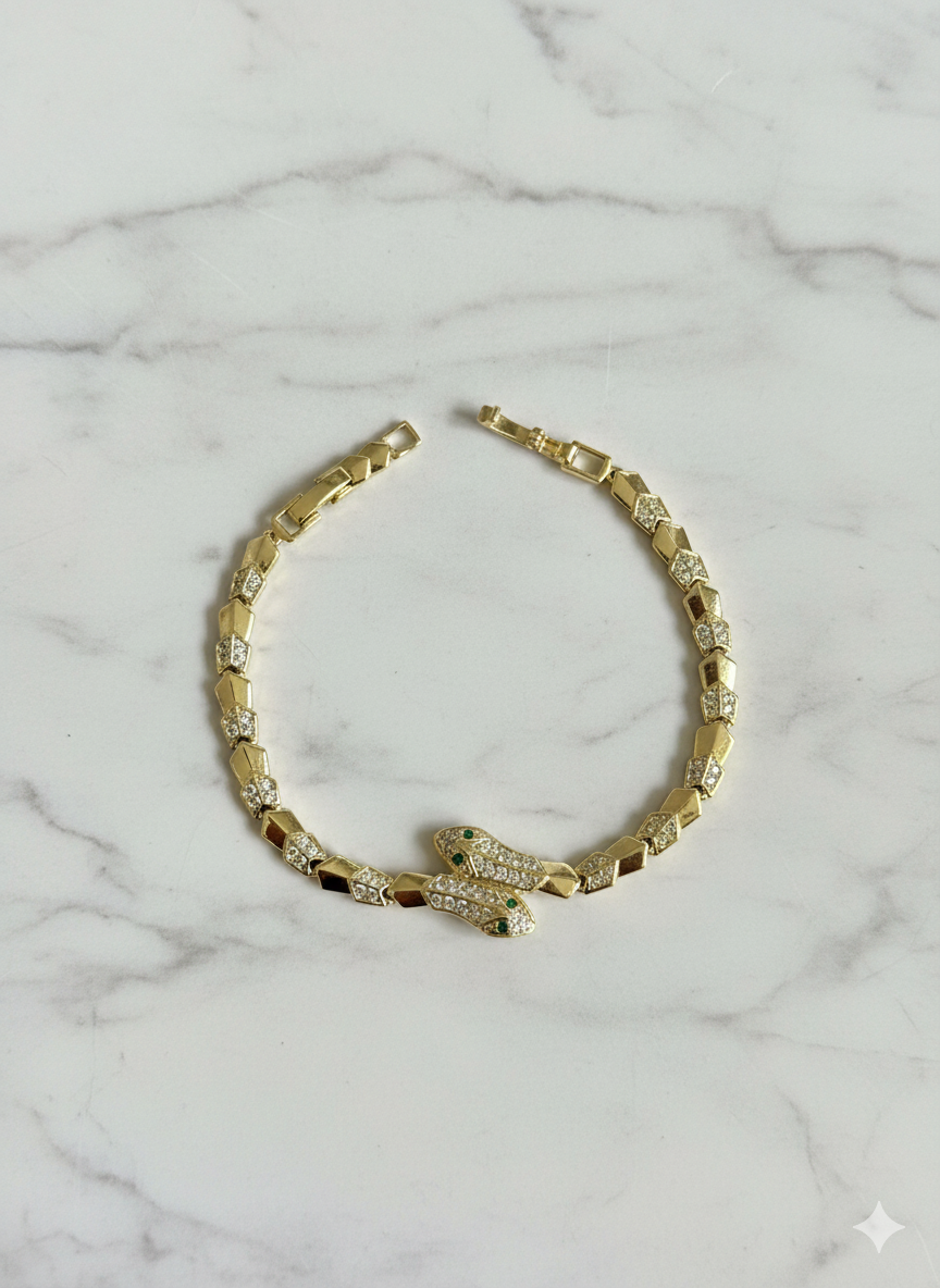 Yılan Figürlü Xuping Bileklik