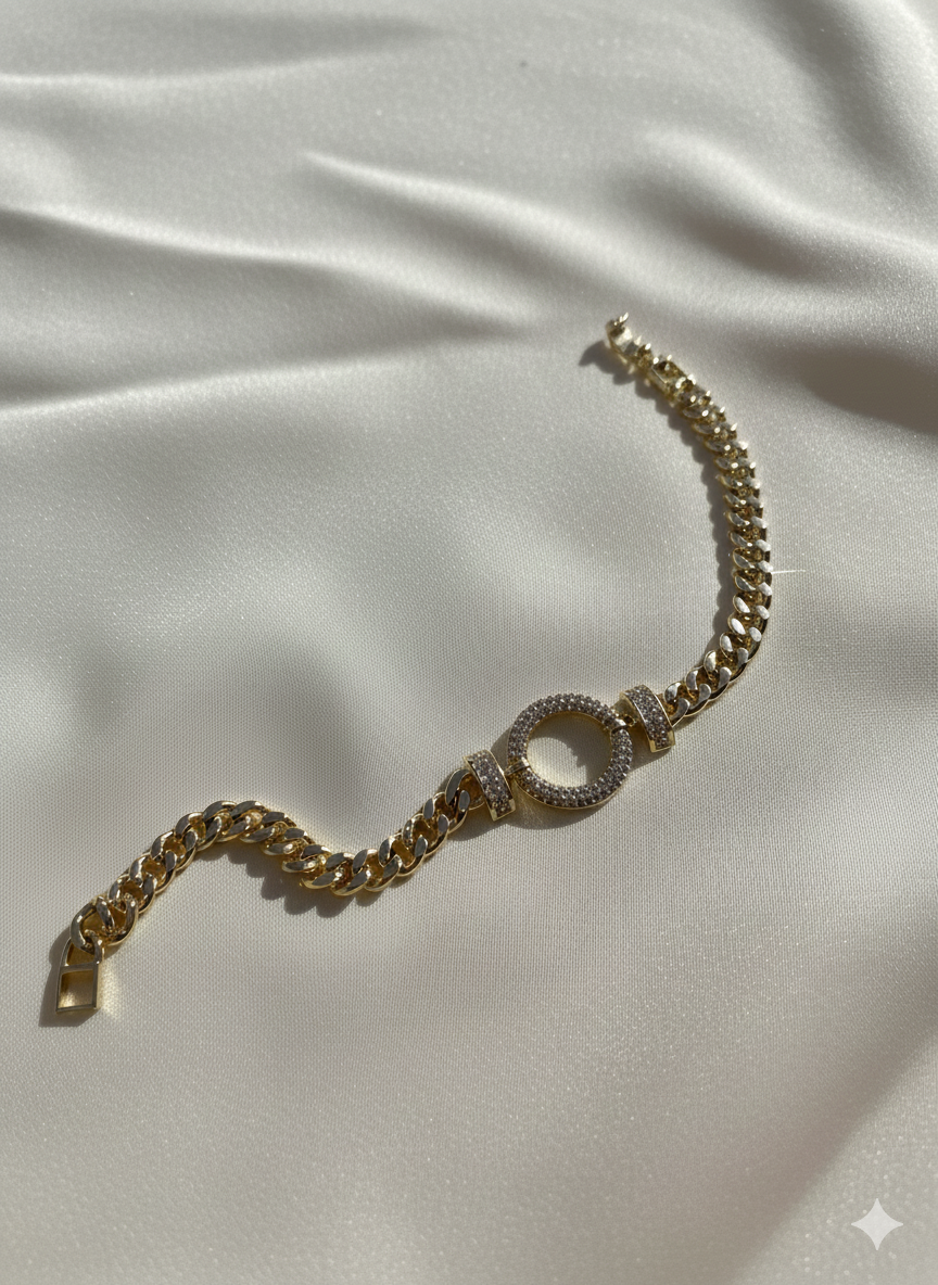 Taşlı Halka Xuping Model Bileklik