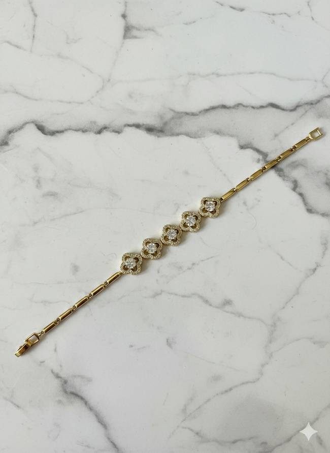 Beşli Yonca Xuping Bileklik