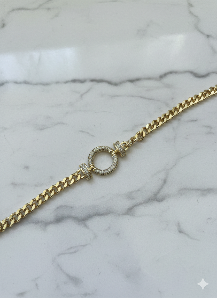 Taşlı Halka Xuping Model Bileklik