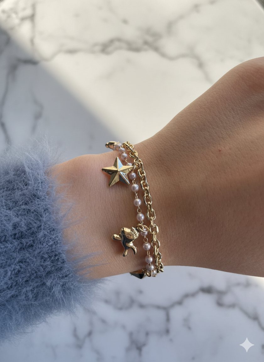 İki katmanlı (Double Row) Xuping Bileklik