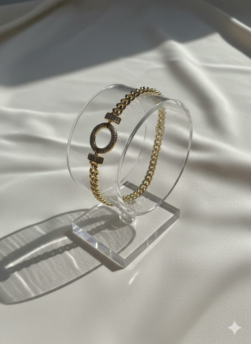 Taşlı Halka Xuping Model Bileklik