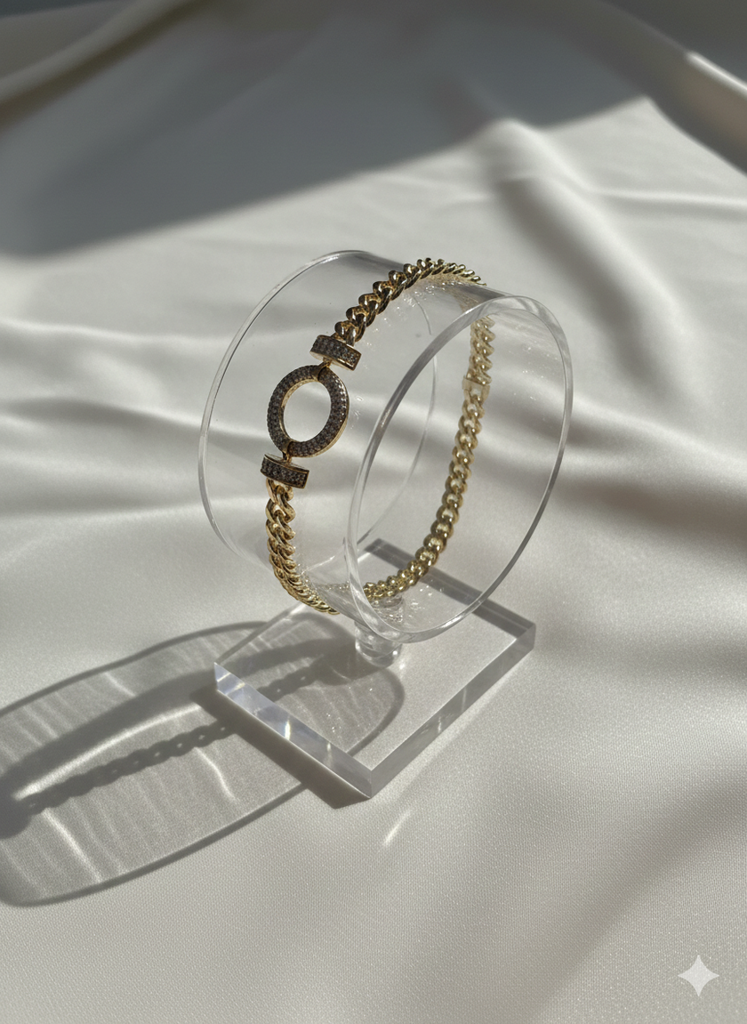 Taşlı Halka Xuping Model Bileklik