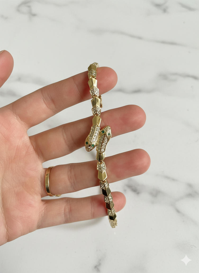 Yılan Figürlü Xuping Bileklik