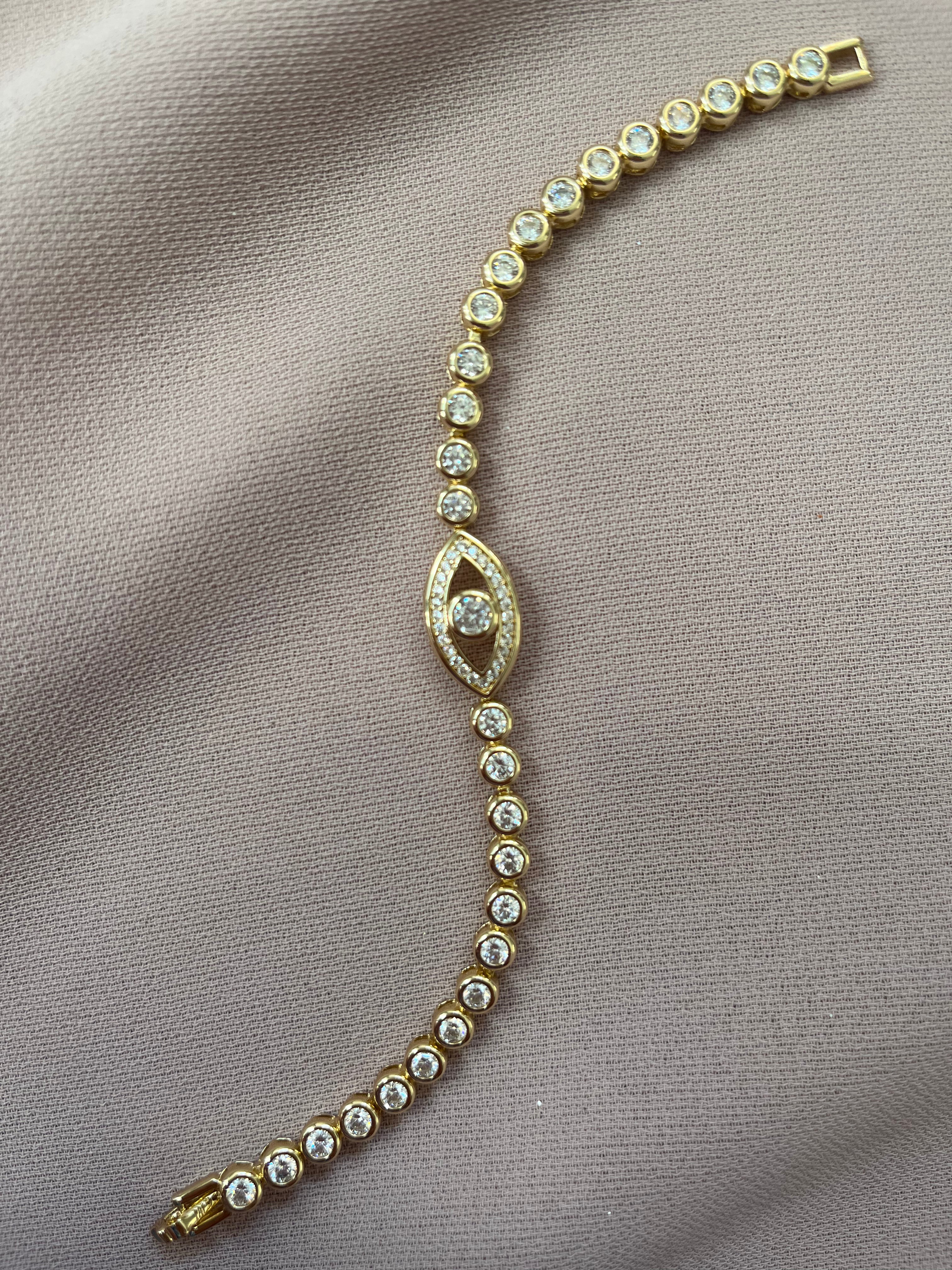 Gözyaşı Pırlanta Bileklik Xuping Model Bileklik